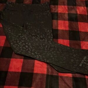 Black Leopard Print Leggings